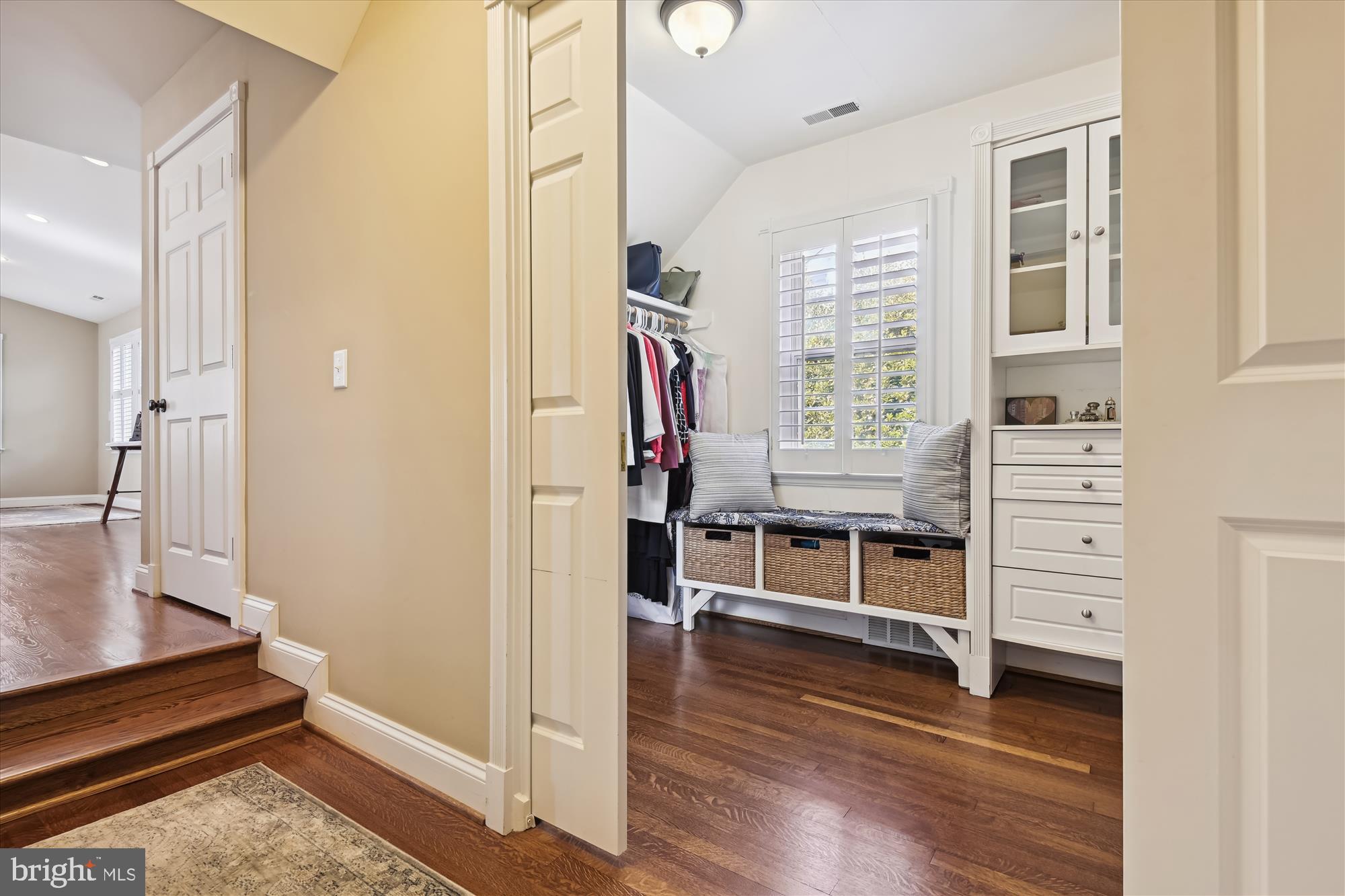 6400 Murray Hill Road Baltimore, MD 21212 - Photo 41 of 71 Primary walk-in closet with built-ins & seating