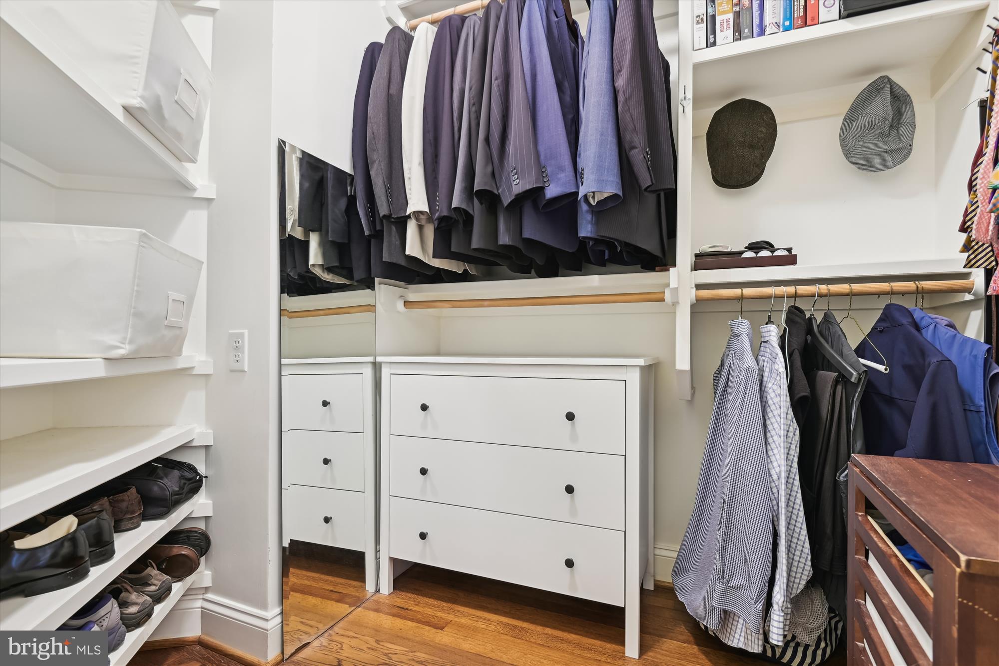 6400 Murray Hill Road Baltimore, MD 21212 - Photo 43 of 71 2nd walk-in closet in Primary with built-ins
