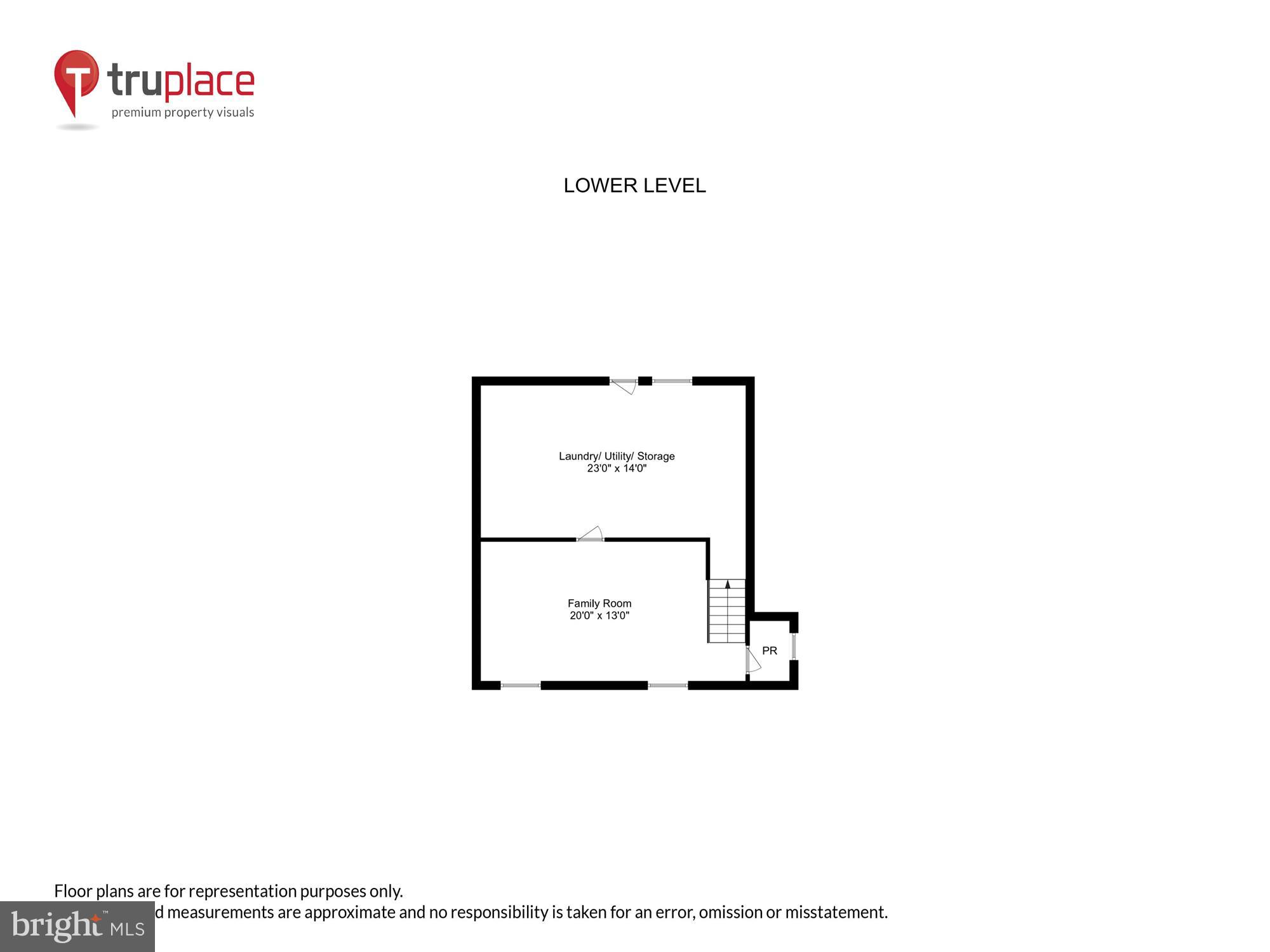 6400 Murray Hill Road Baltimore, MD 21212 - Photo 71 of 71 Lower Level Floor Plan - see interactive tour