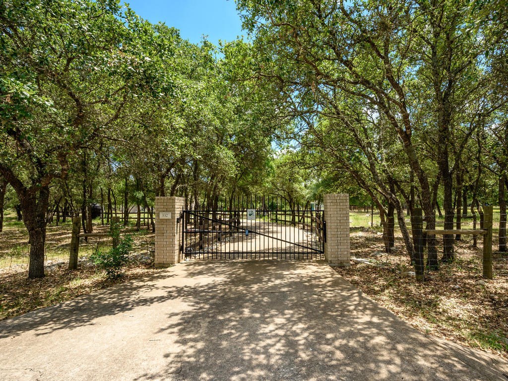 a view of street with trees