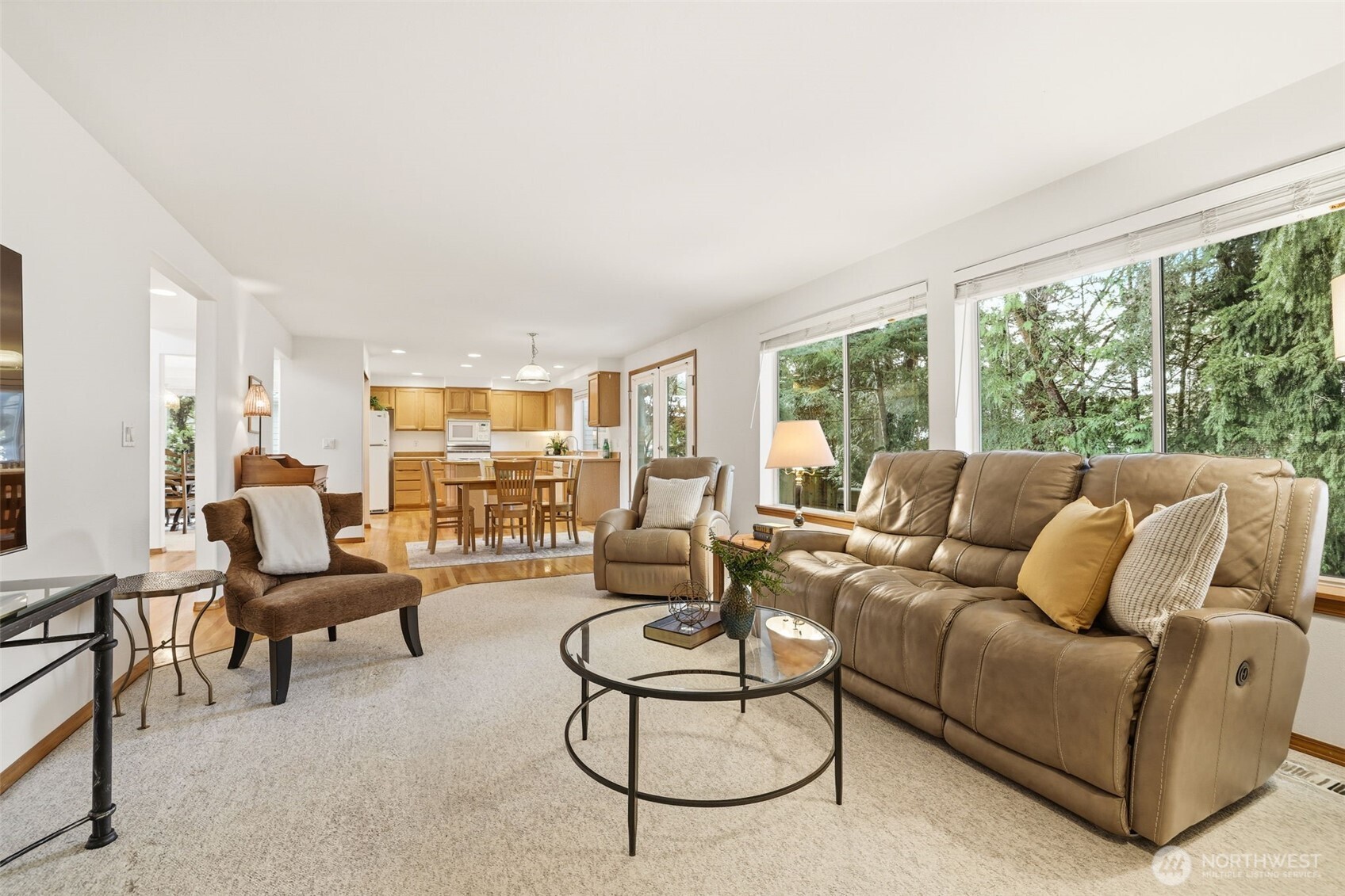 32413 7th Avenue Southwest Federal Way, WA 98023 - Photo 17 of 39 a living room with furniture and a large window