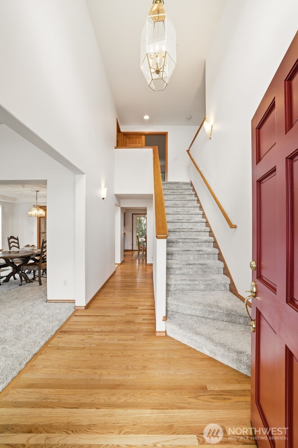 32413 7th Avenue Southwest Federal Way, WA 98023 - Photo 5 of 39 a view of a livingroom with wooden floor and stairs