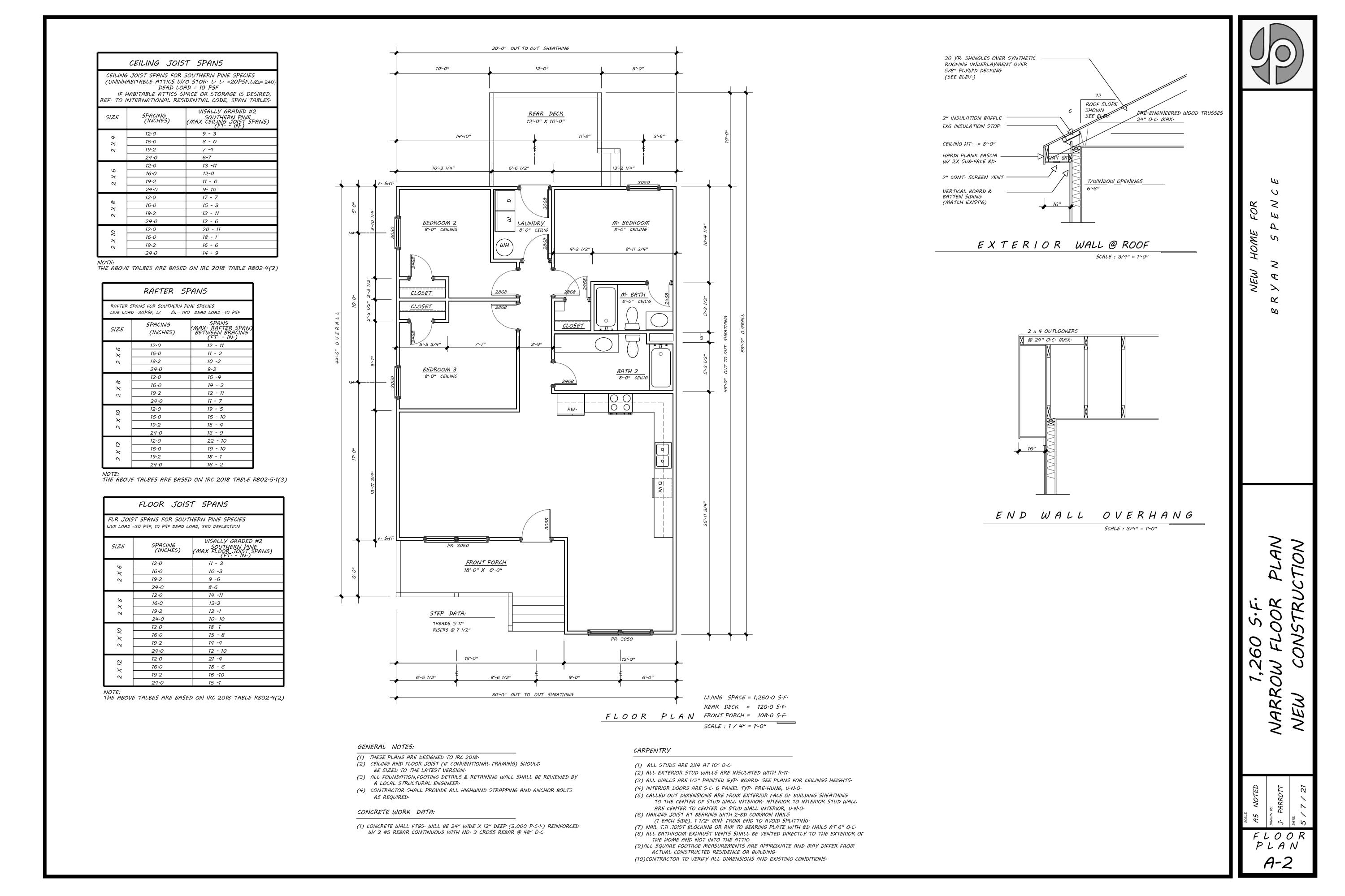 0 Charles Road, Unit LOT 3 Chatsworth, GA 30705 - Photo 2 of 9 Narrow Floor Plan