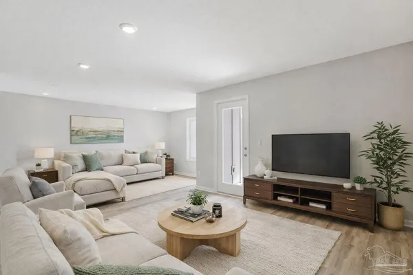 a view of a window in a room