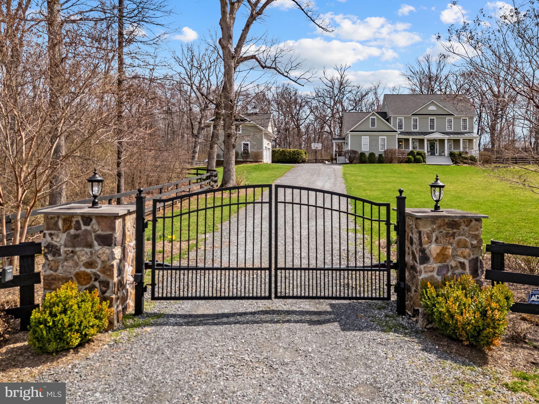 18940 Airmont Road Purcellville, VA 20132 - Photo 2 of 91 Private, Gated and Fenced Grounds