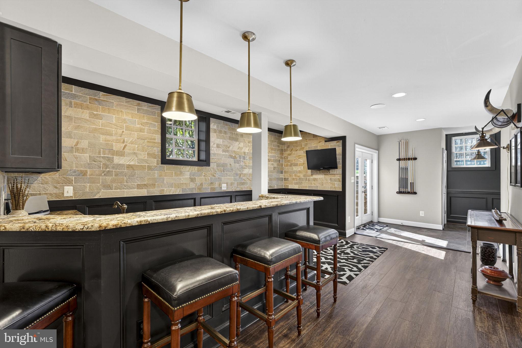 18940 Airmont Road Purcellville, VA 20132 - Photo 50 of 91 Lower Level Custom Wet Bar for Entertaining