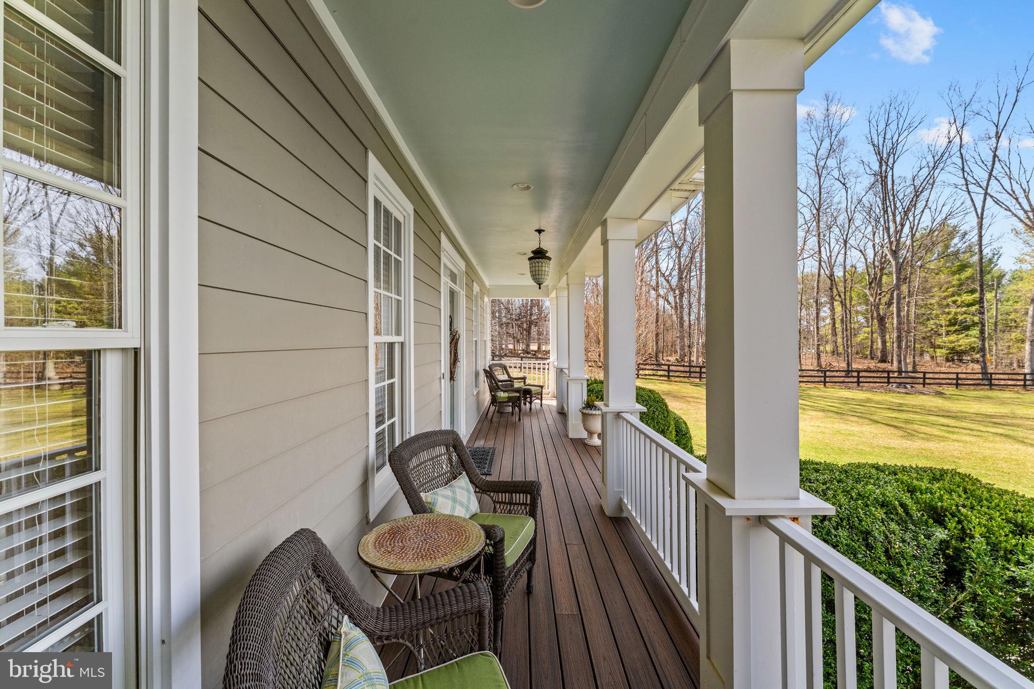 18940 Airmont Road Purcellville, VA 20132 - Photo 5 of 91 Beautiful Elongated Front Porch to See Sunsets