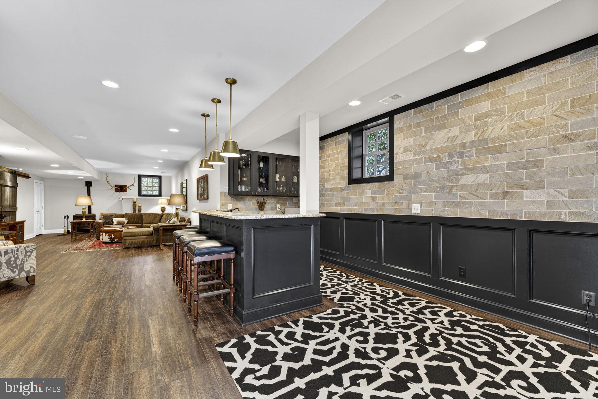 18940 Airmont Road Purcellville, VA 20132 - Photo 51 of 91 Lower Level Custom Wet Bar for Entertaining