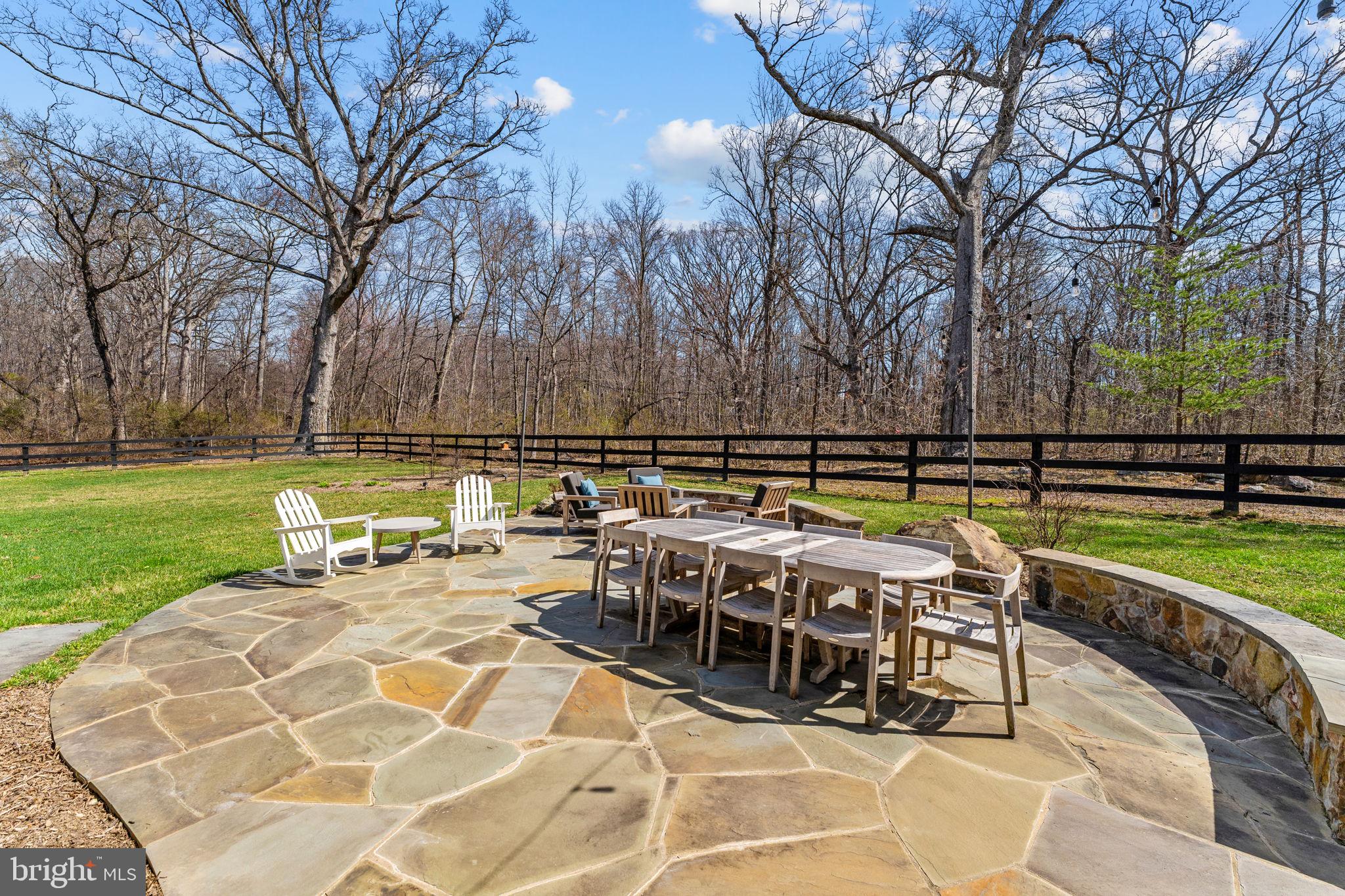 18940 Airmont Road Purcellville, VA 20132 - Photo 65 of 91 Outdoor Entertaining on Expansive Flagstone Patio