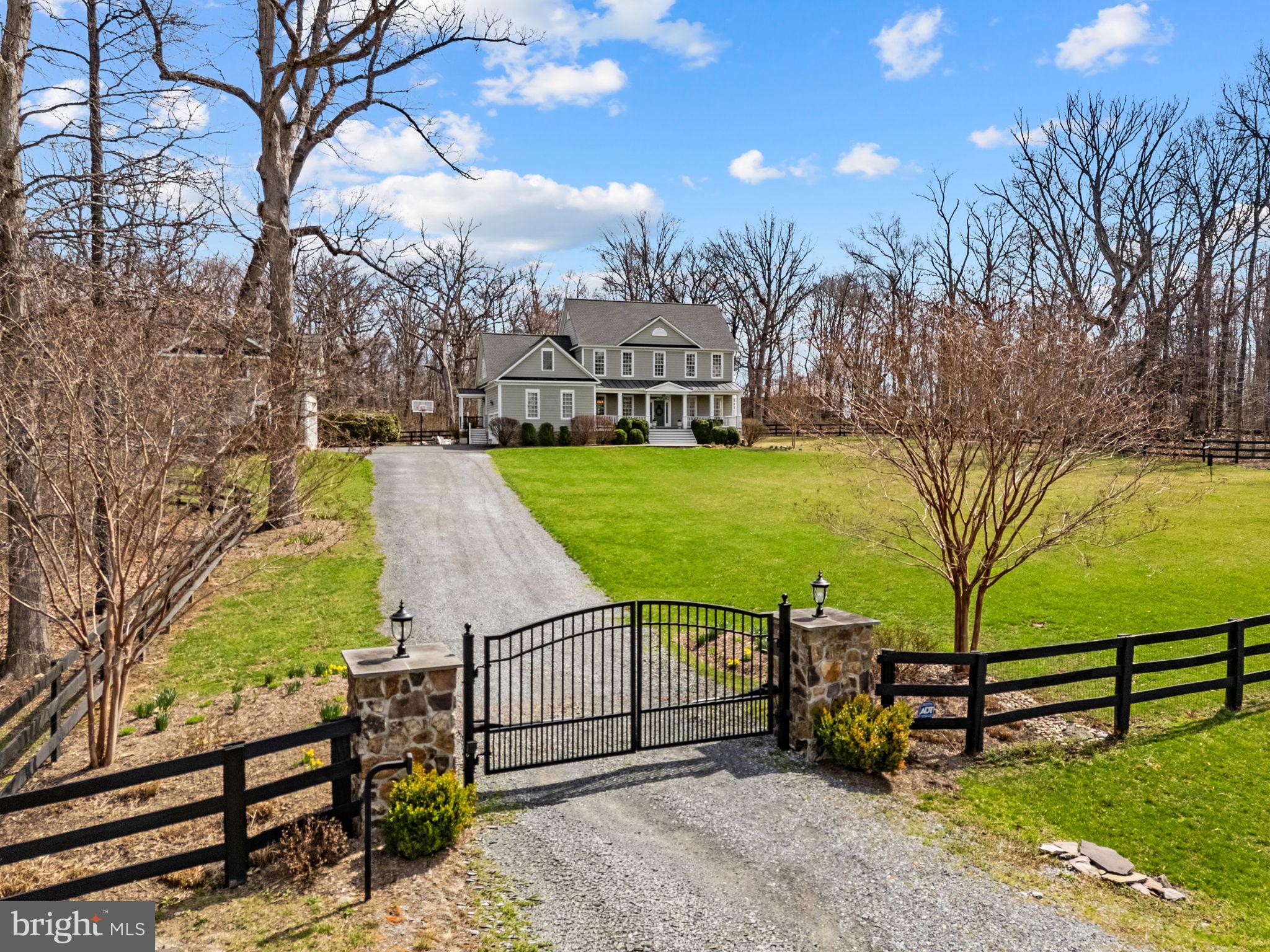 18940 Airmont Road Purcellville, VA 20132 - Photo 74 of 91 Aerial Front View of this Stunning Property