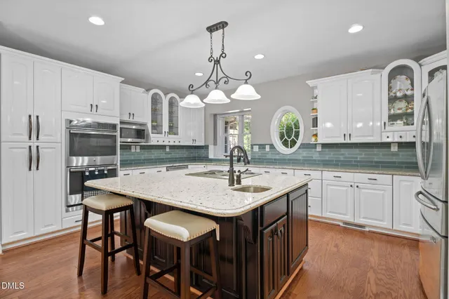 a picture of a room with a close view of kitchen