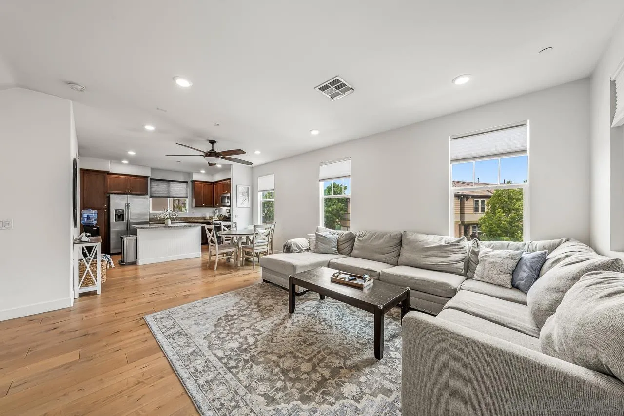 2710 Sparta Road, Unit 1 Chula Vista, CA 91915 - Photo 12 of 45 a living room with furniture and view of kitchen