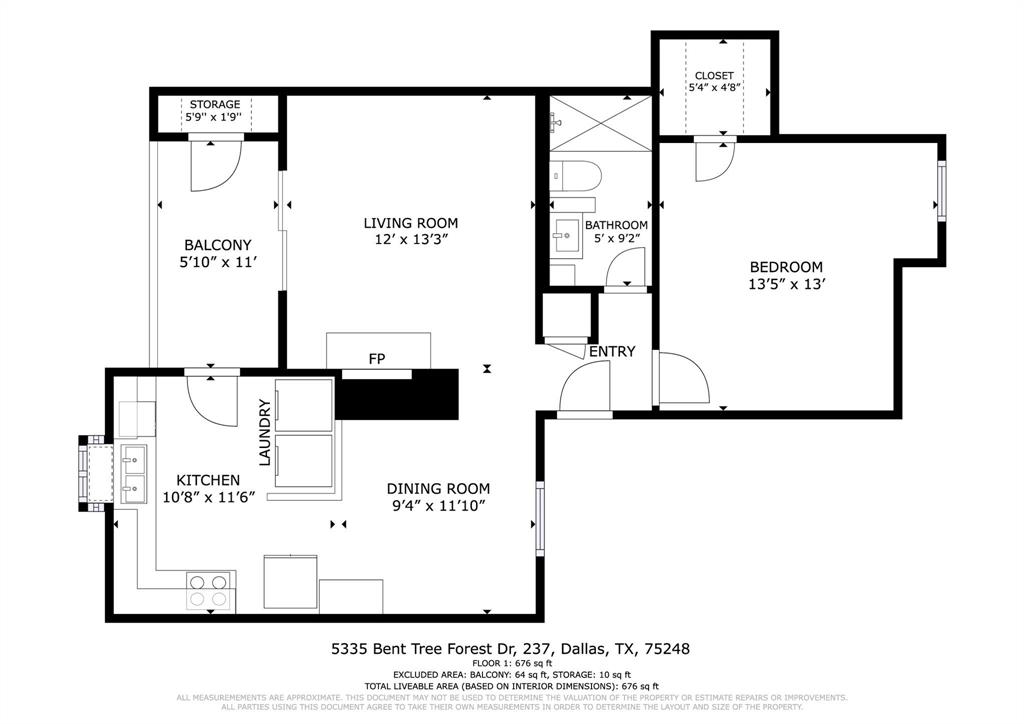 5335 Bent Tree Forest Drive, Unit 237 Dallas, TX 75248 - Photo 33 of 33 a picture of a book and a bed