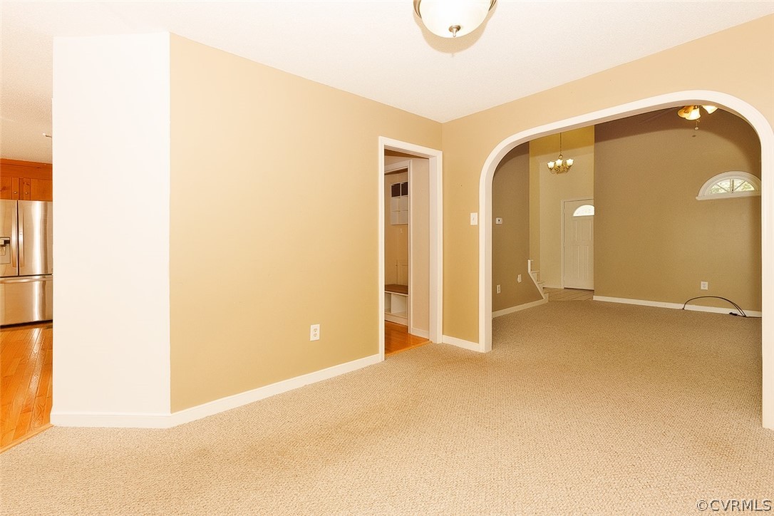 17301 Loving Union Road Disputanta, VA 23842 - Photo 11 of 31 a view of an empty room