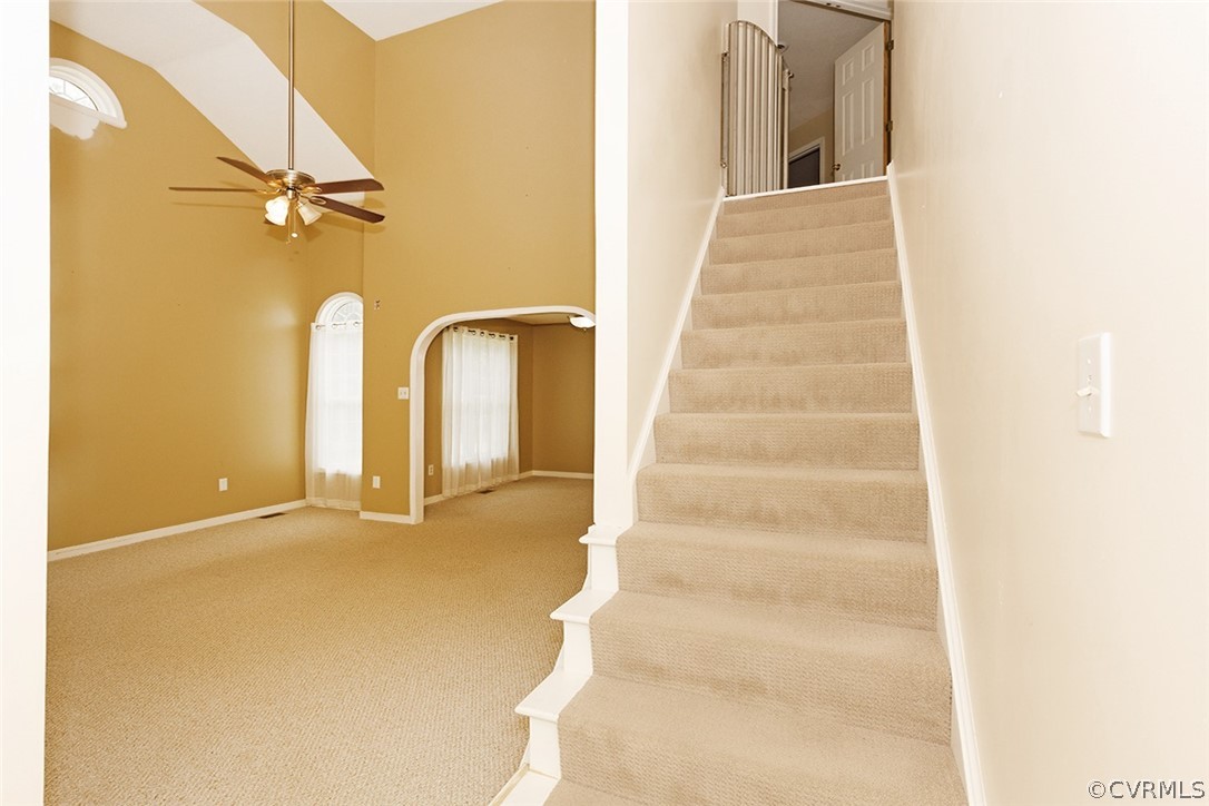 17301 Loving Union Road Disputanta, VA 23842 - Photo 7 of 31 a view of an entryway with staircase