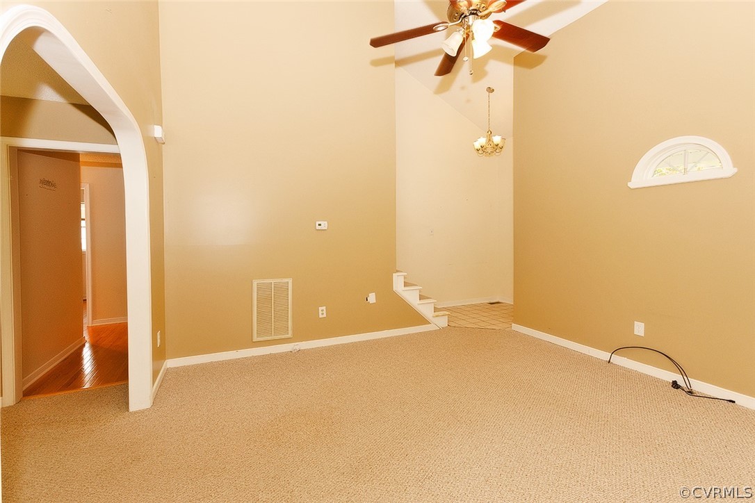 17301 Loving Union Road Disputanta, VA 23842 - Photo 10 of 31 a view of a room with a ceiling fan