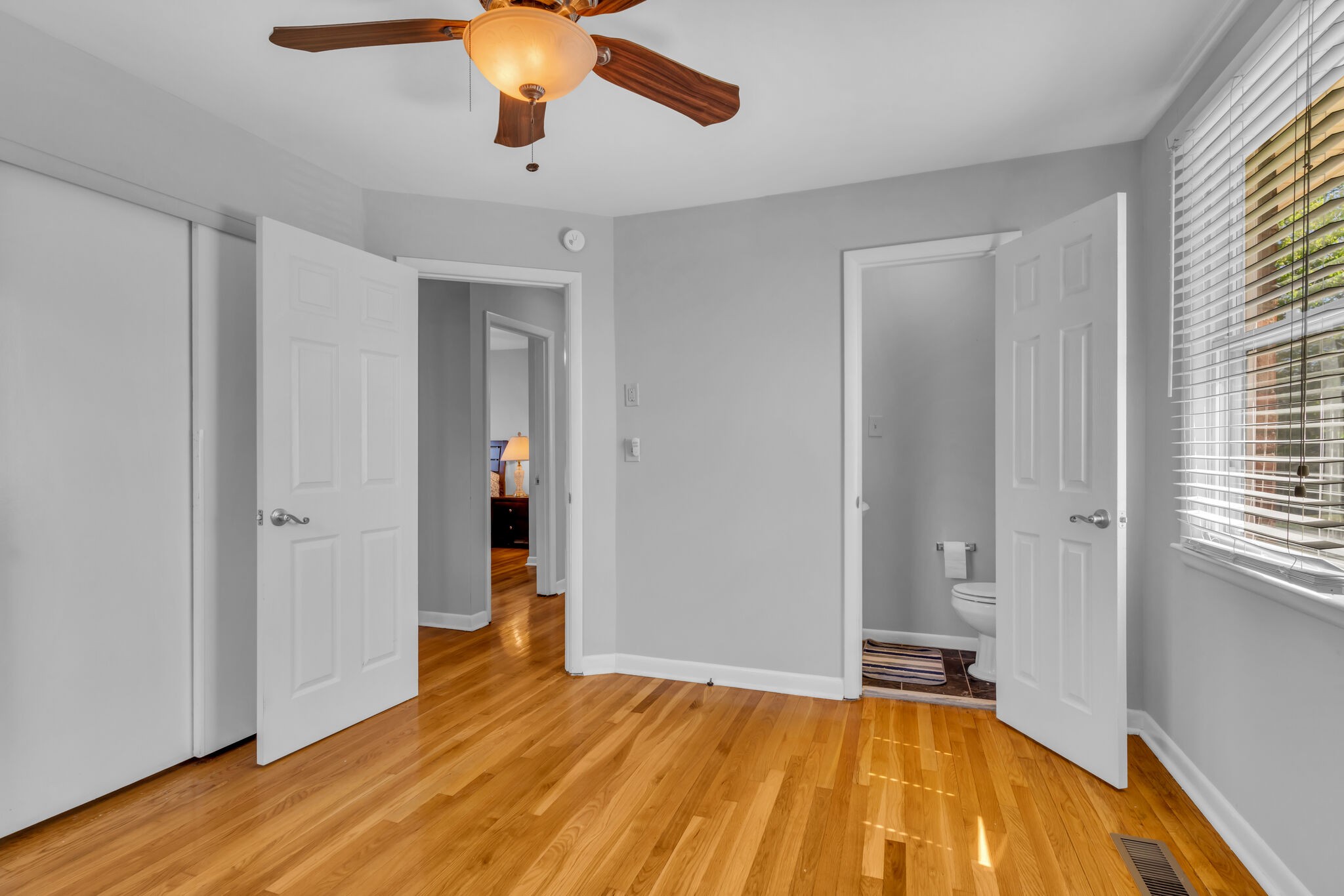 410 Gates Road Goodlettsville, TN 37072 - Photo 19 of 31 a view of a room with wooden floor and ceiling fan