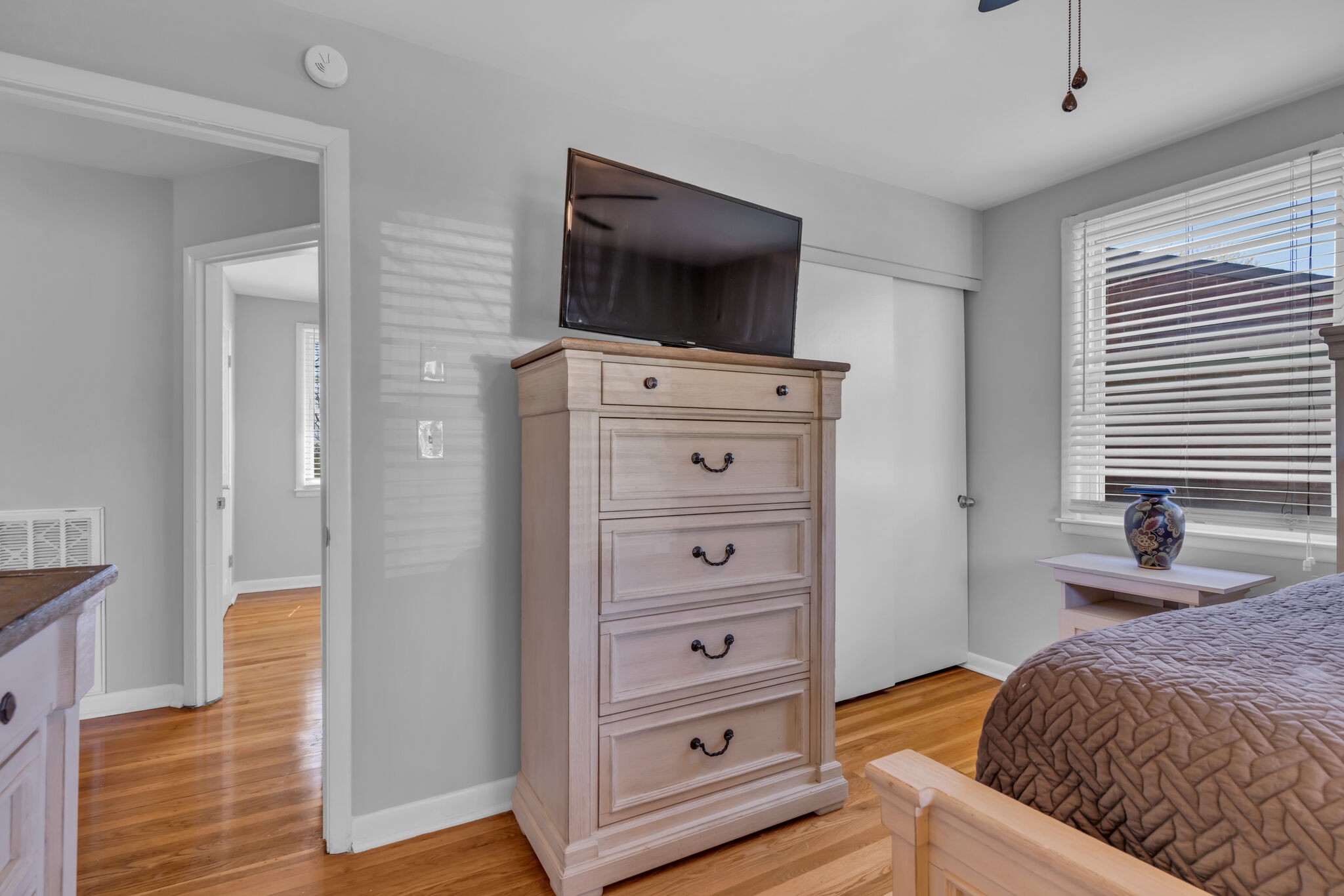 410 Gates Road Goodlettsville, TN 37072 - Photo 22 of 31 a bedroom with a bed and wooden floor