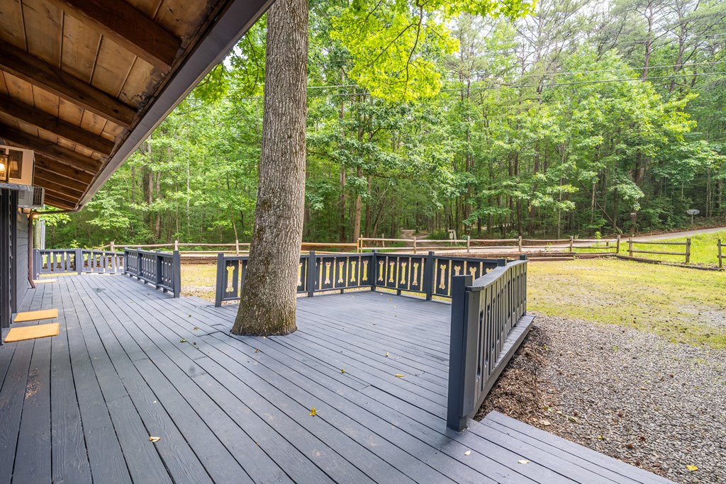 3573 Highway 356 Sautee Nacoochee, GA 30571 - Photo 18 of 53 a view of a balcony with wooden floor