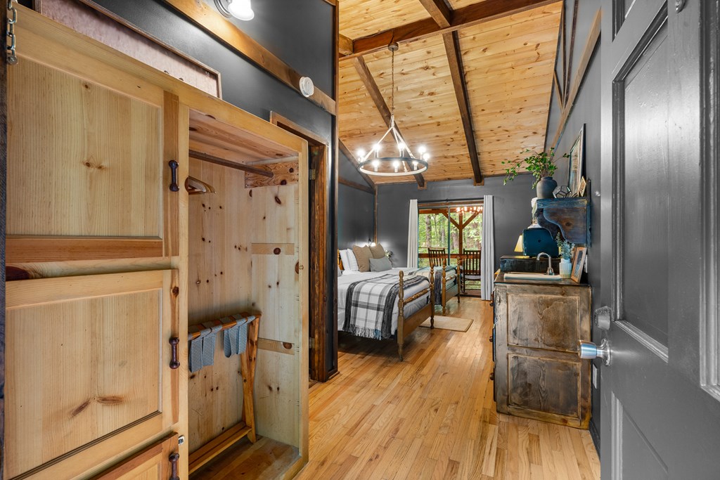 3573 Highway 356 Sautee Nacoochee, GA 30571 - Photo 31 of 53 a kitchen view with wooden floor and furniture