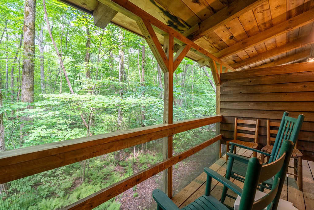 3573 Highway 356 Sautee Nacoochee, GA 30571 - Photo 53 of 53 a view of a chair and table in the balcony