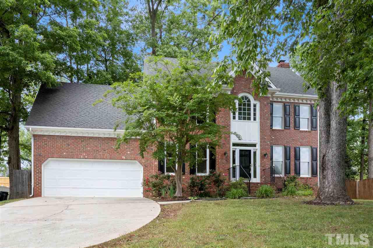 9509 Brimstone Lane Raleigh, NC 27613 - Photo 1 of 30 Updated Quality Custom built home on private Cul-de-Sac lot in Leesville School district