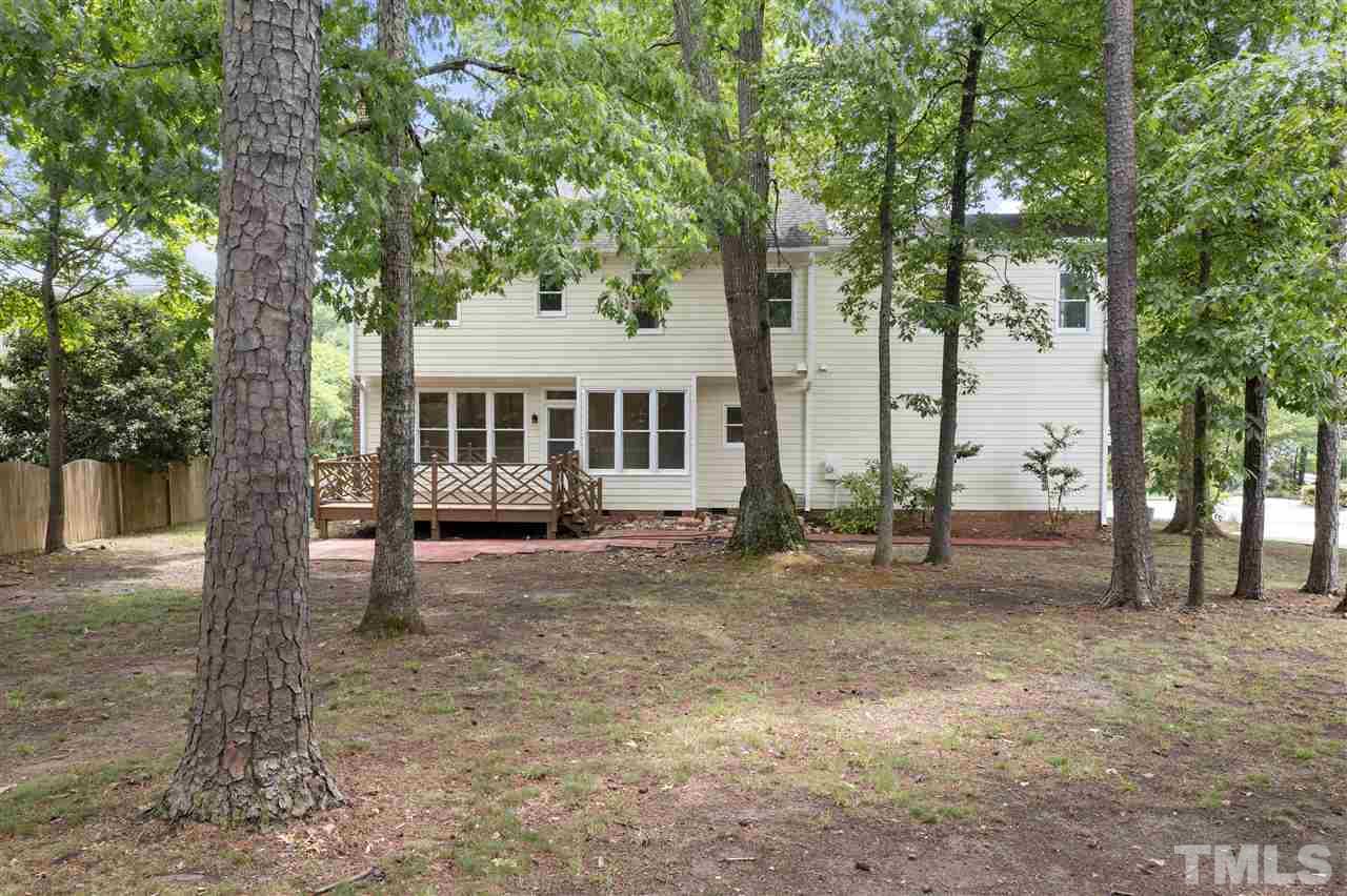 9509 Brimstone Lane Raleigh, NC 27613 - Photo 27 of 30 Back Yard looking toward house.