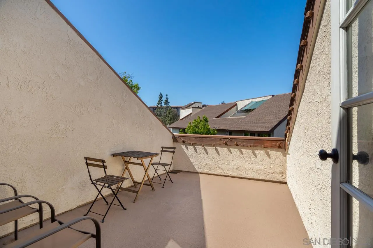 6191 Rancho Mission Road, Unit 308 San Diego, CA 92108 - Photo 20 of 31 a view of balcony with furniture