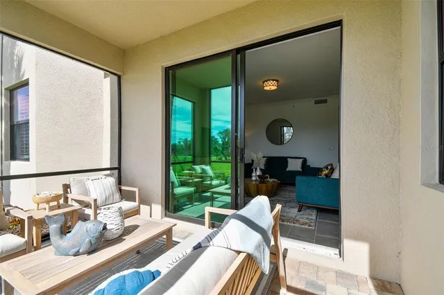 a house view with a outdoor space