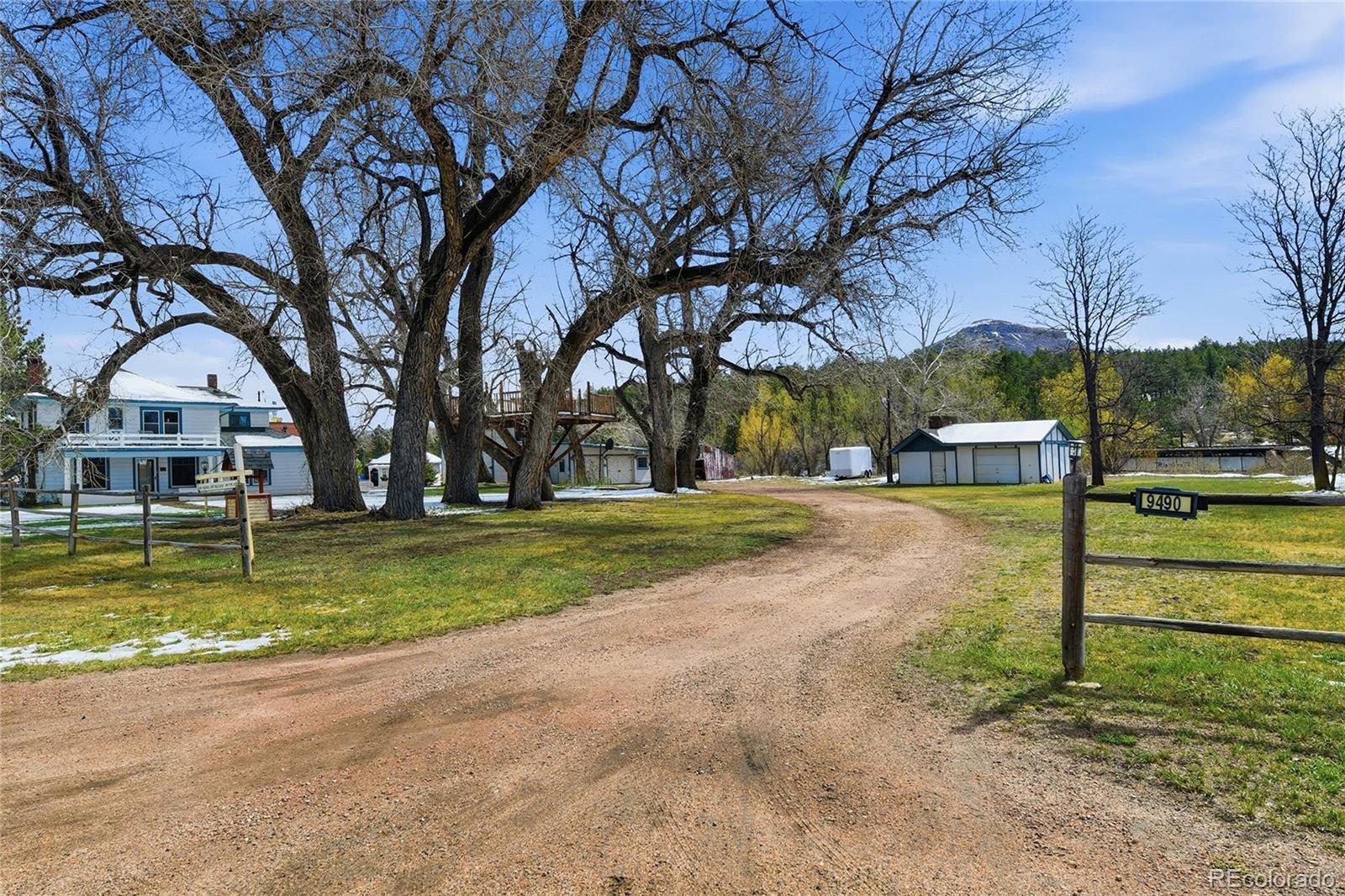 9490 Spruce Mountain Road Larkspur, CO 80118 - Photo 44 of 49 a view of swimming pool with tree s