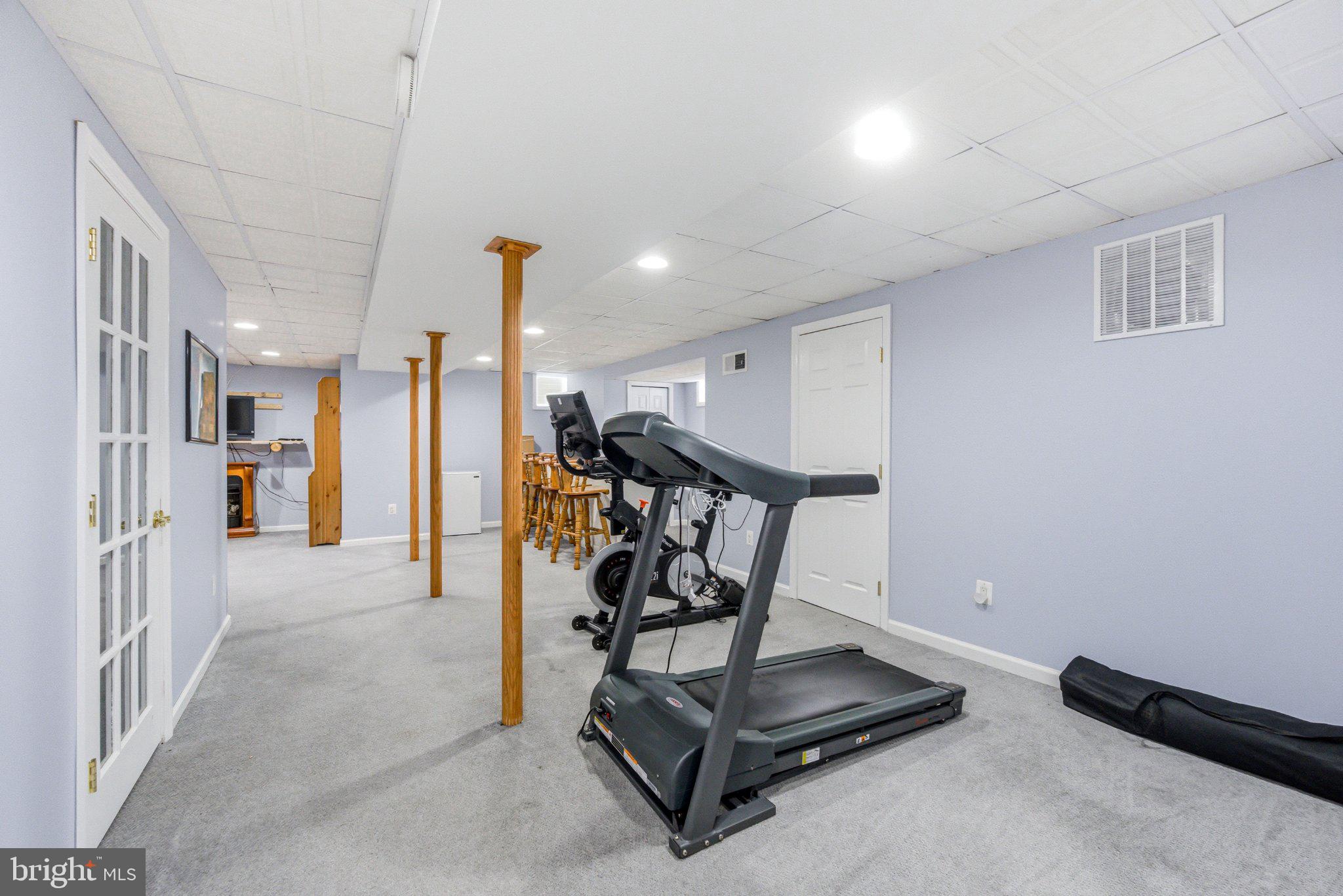 706 Main Street Riverton, NJ 08077 - Photo 35 of 44 Spacious basement gym for active living.