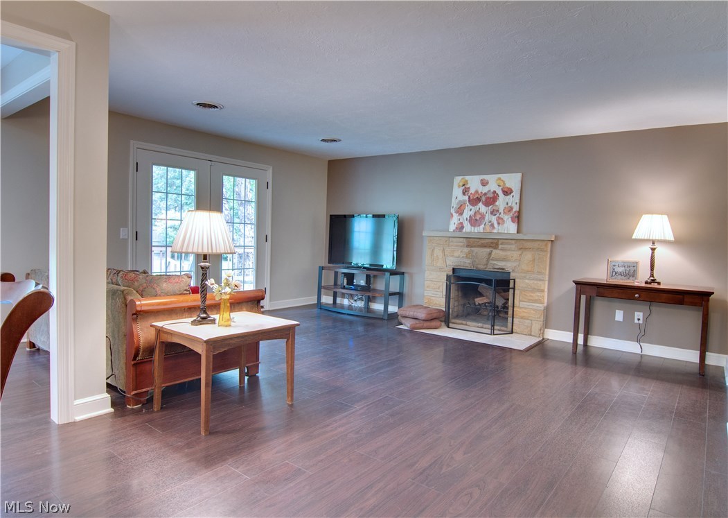 469 Overwood Road Akron, OH 44313 - Photo 17 of 18 Perhaps one of the most desirable aspect of this home is the wide-open floor plan, with endless decorating possibilities anchored by a wood burn fireplace!
