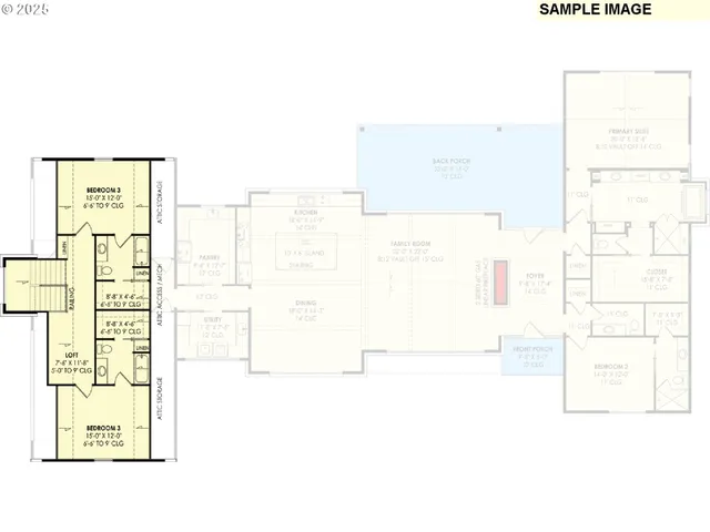 a room with a large window and furniture