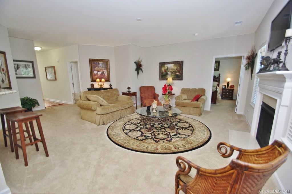 3008 Fallondale Road Waxhaw, NC 28173 - Photo 7 of 23 a living room with fireplace furniture and a fireplace