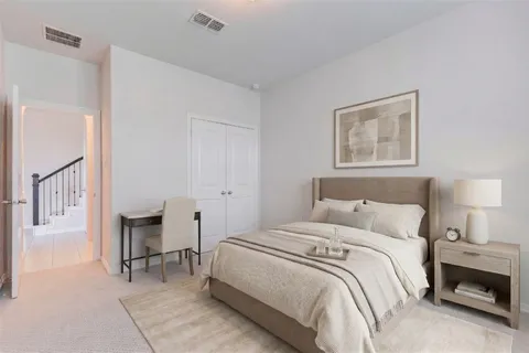 a kitchen with a sink cabinets and window