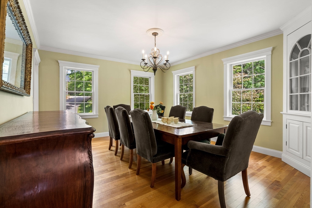 338 Pond Street Dunstable, MA 01827 - Photo 14 of 42 a view of a dining room with furniture window and outside view
