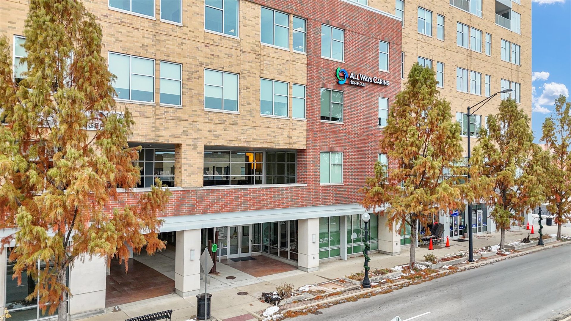 front view of a building