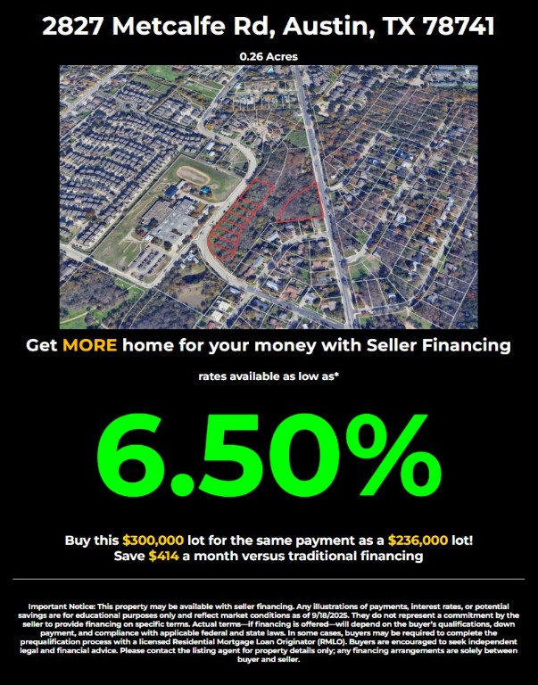 2827 Metcalfe Road Austin, TX 78741 - Photo 2 of 6 a sign that is sitting in front of a building