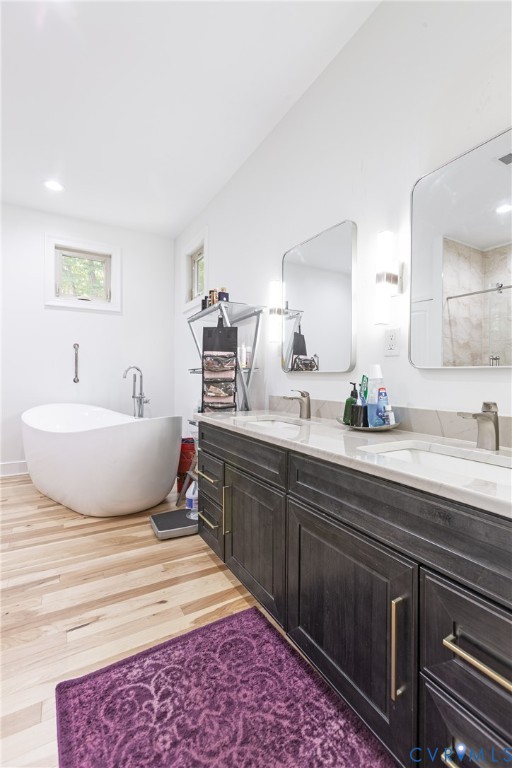 12554 Kain Road Glen Allen, VA 23059 - Photo 41 of 74 Spa-inspired primary bathroom featuring a freestan