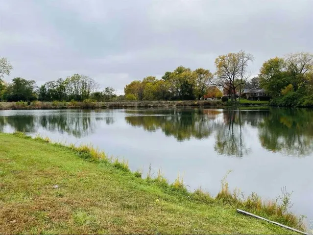 a body of water with a lake view