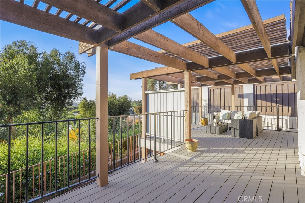 637 Avery Place Long Beach, CA 90807 - Photo 15 of 19 a view of a balcony with wooden floor