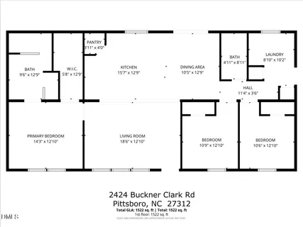 $450,000 | 2424 Buckner Clark Road, Pittsboro, NC 27312