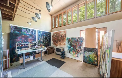 a view of a interior of the room