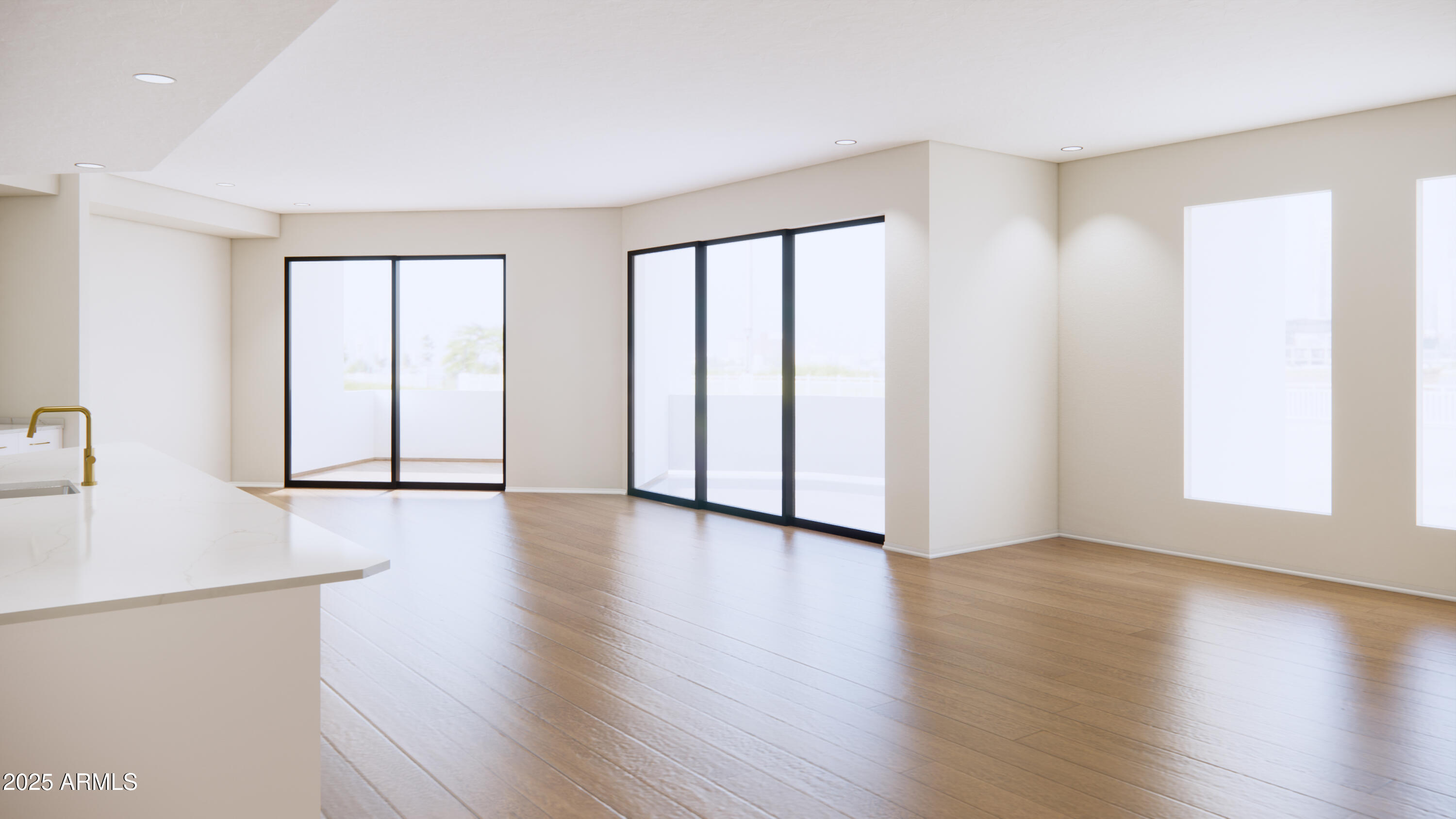 7126 East Osborn Road, Unit 3001 Scottsdale, AZ 85251 - Photo 2 of 6 Living Room Rendering