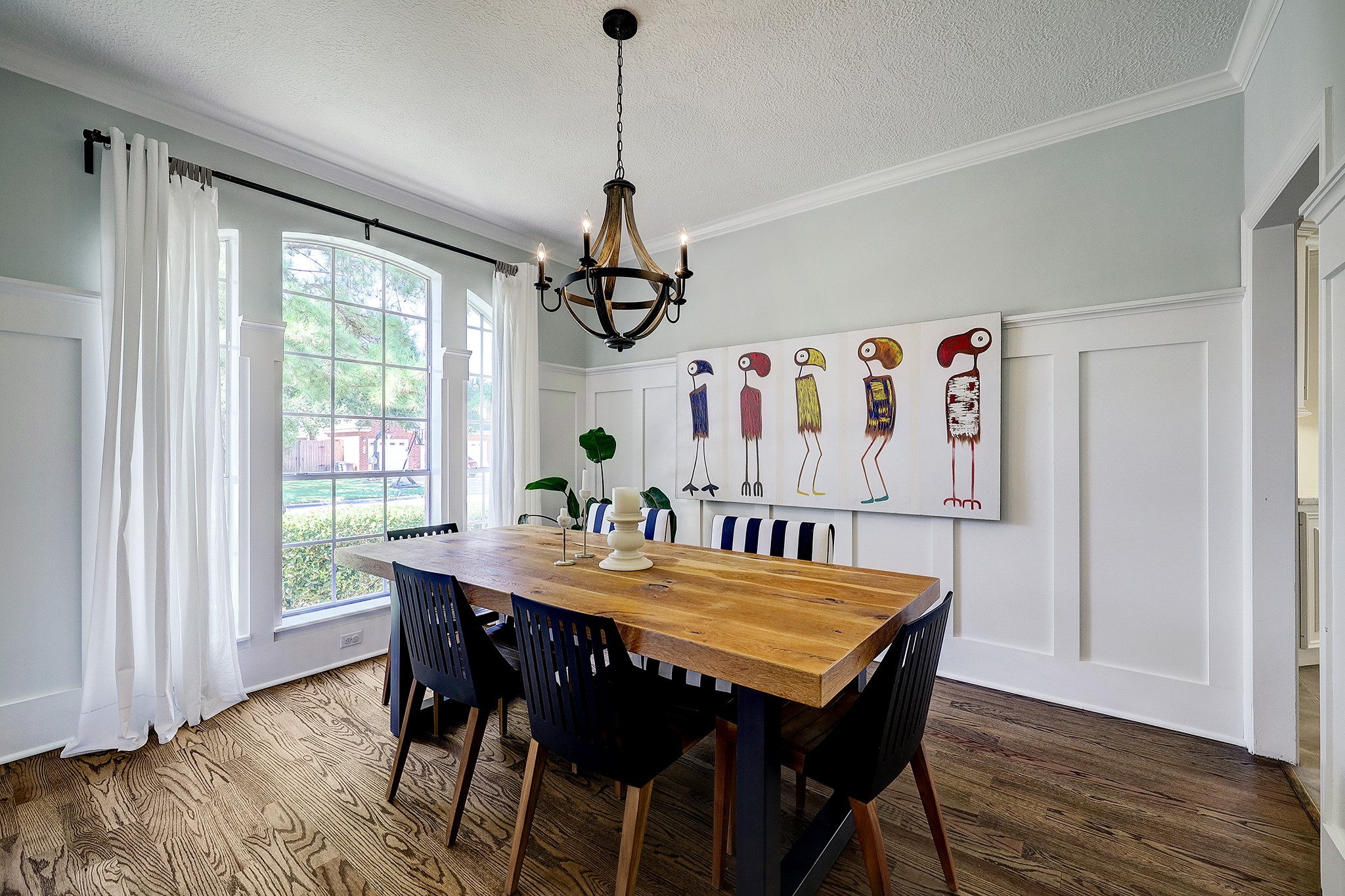 18902 Mountain Spring Drive Spring, TX 77379 - Photo 4 of 32 a view of a dining room with furniture window and wooden floor