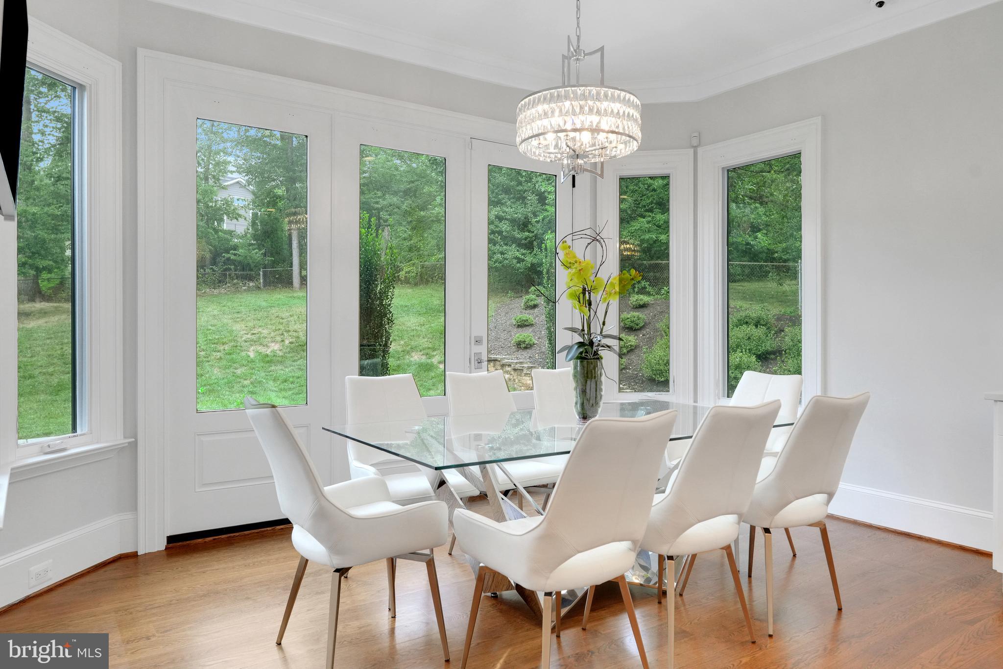 305 Old Courthouse Road Northeast Vienna, VA 22180 - Photo 20 of 69 a view of a dining room with furniture window and outside view