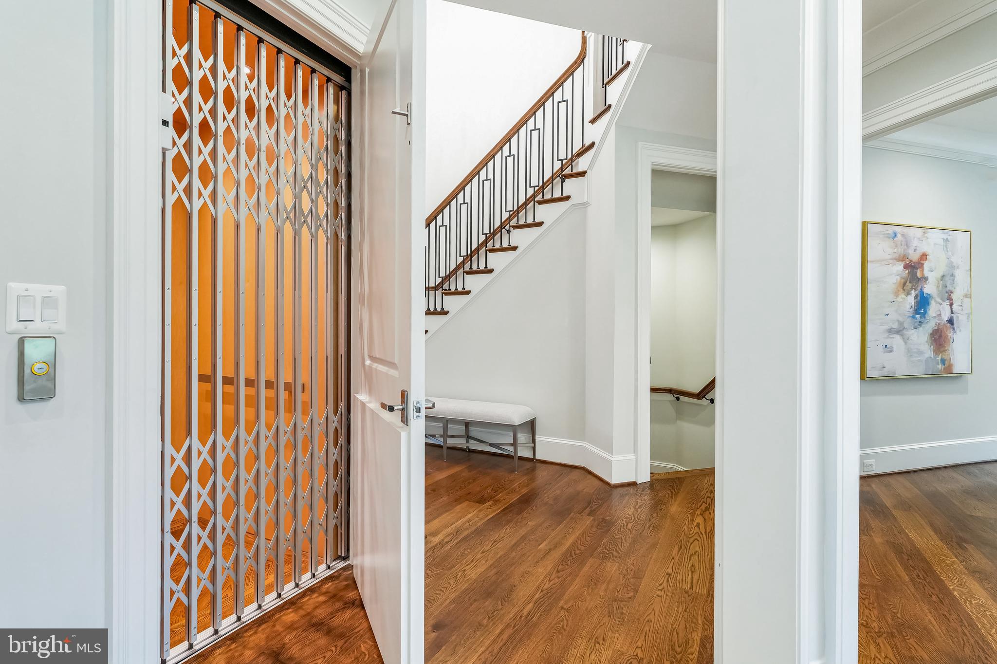 305 Old Courthouse Road Northeast Vienna, VA 22180 - Photo 24 of 69 a view of a hallway with wooden floor and entryway