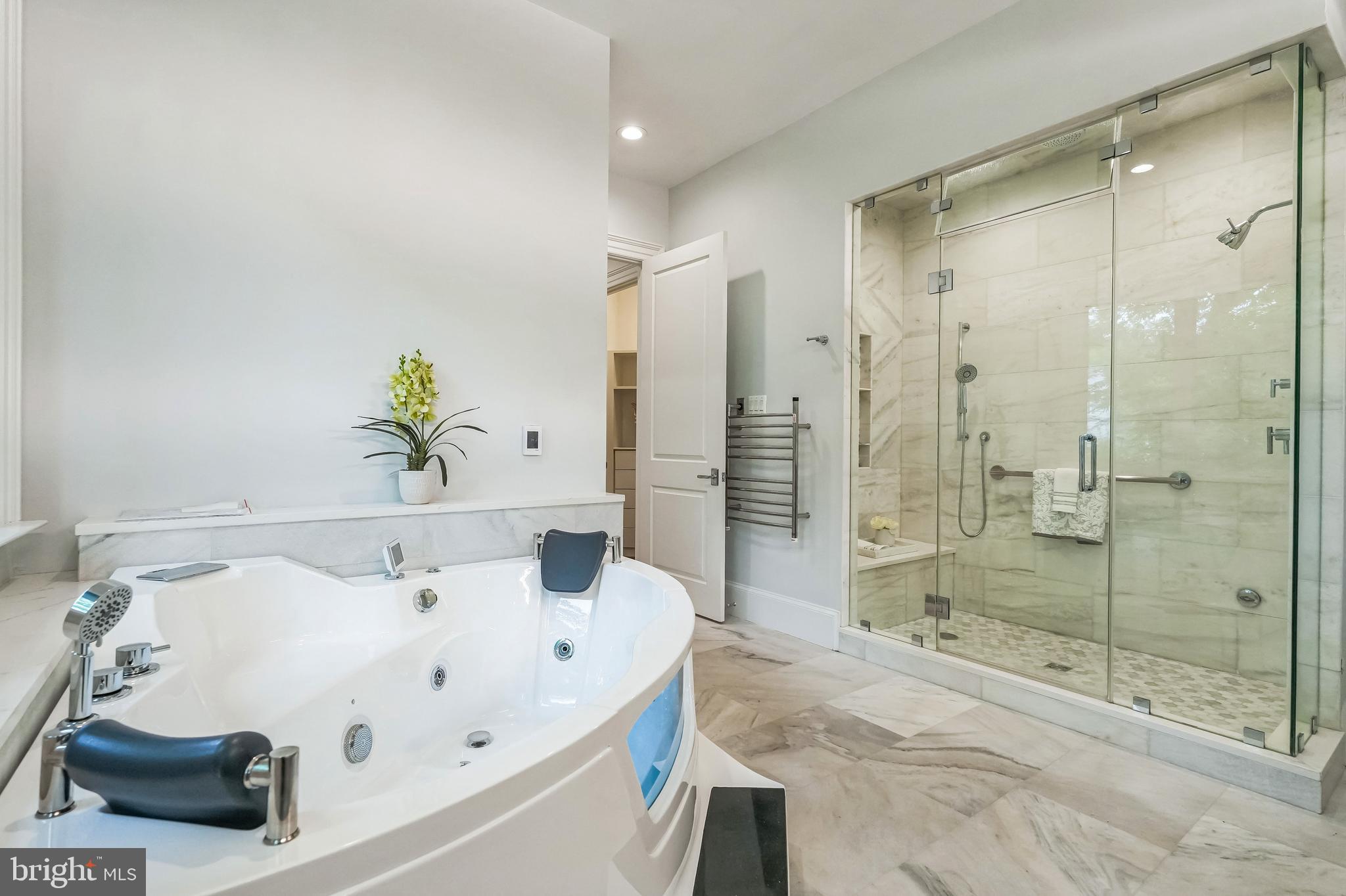 305 Old Courthouse Road Northeast Vienna, VA 22180 - Photo 28 of 69 a bathroom with a bathtub and a shower