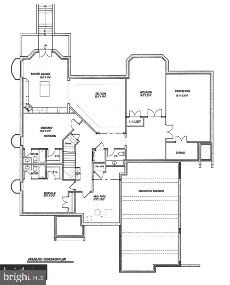 305 Old Courthouse Road Northeast Vienna, VA 22180 - Photo 68 of 69 Lowe Level Floor Plan