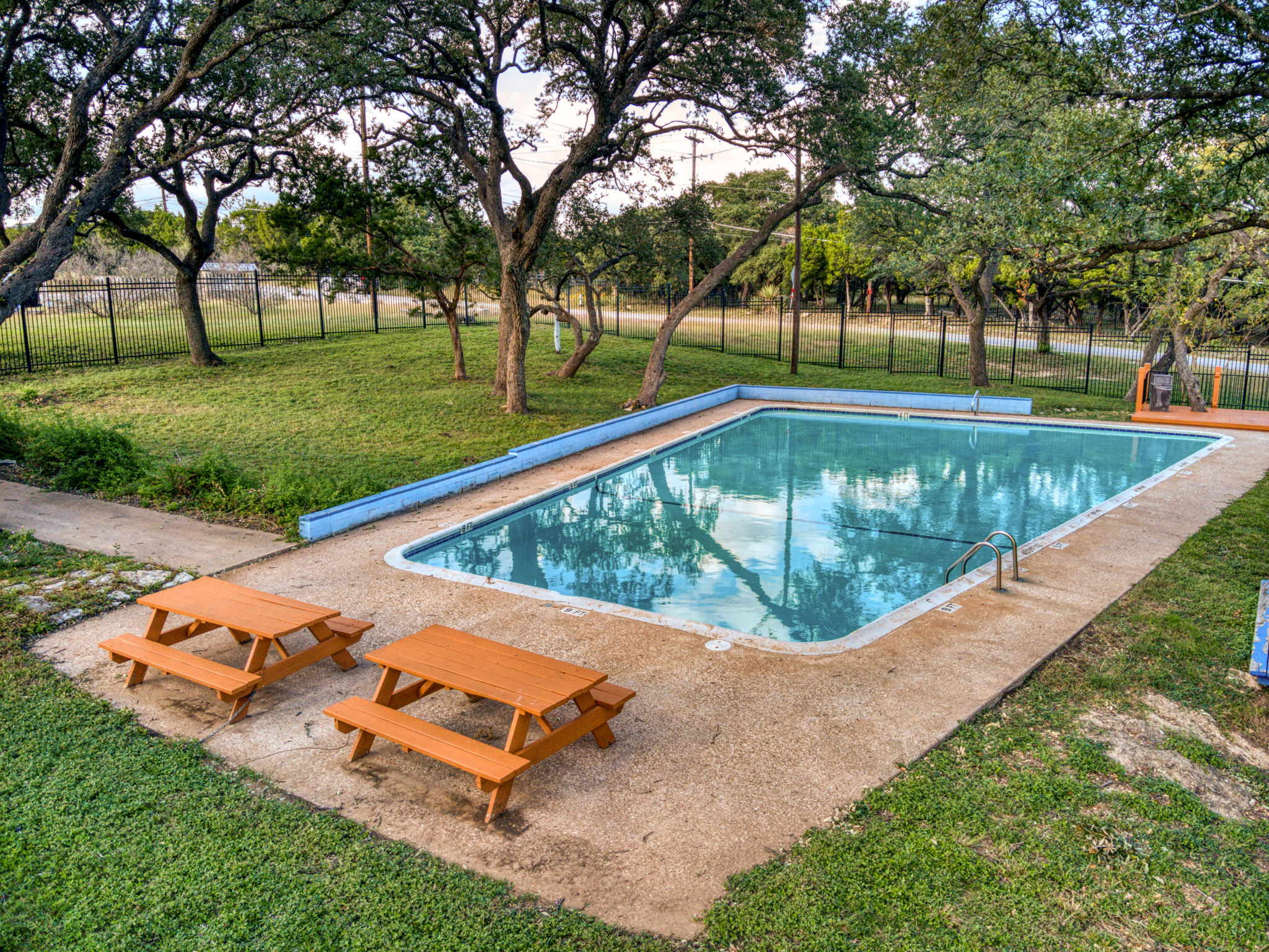 2314 Little Beaver Trail Austin, TX 78734 - Photo 22 of 27 Community pool with a patio area
